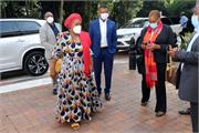 Minister of COCTA Dr Nkosazana Dlamini-Zuma arrives at National Water Summit 2022 04